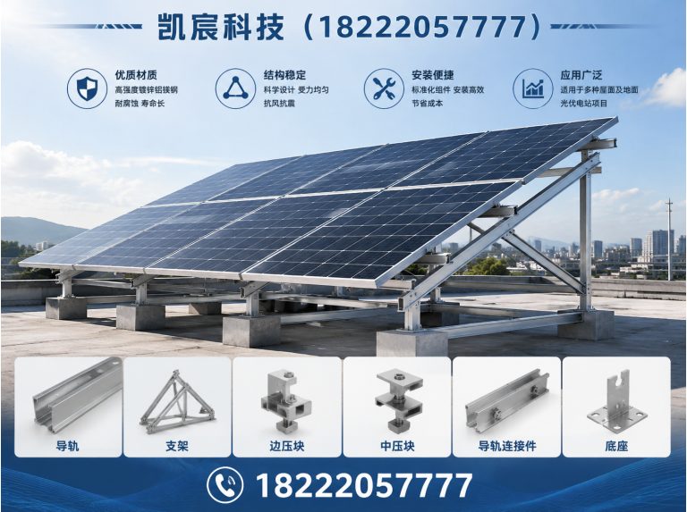 西青区光伏支架展示图